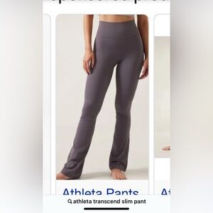 Athleta Transcend Slim Pant size L